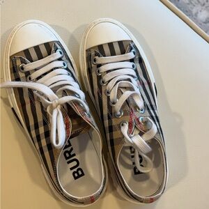 Burberry Plaid Sneakers